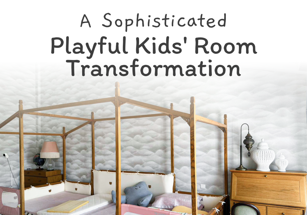 Playful Kids room with marburg wallpaper
